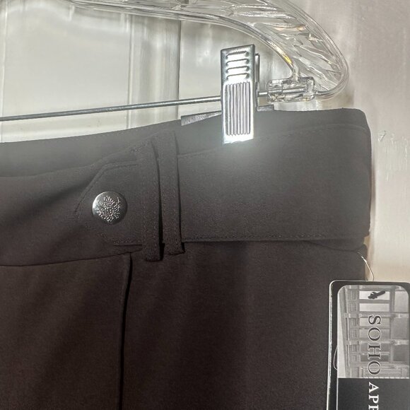 Soho Apparel Ltd. Brown Flare Leg Pants – Size XL – NWT – MSRP $48 - Picture 2 of 4